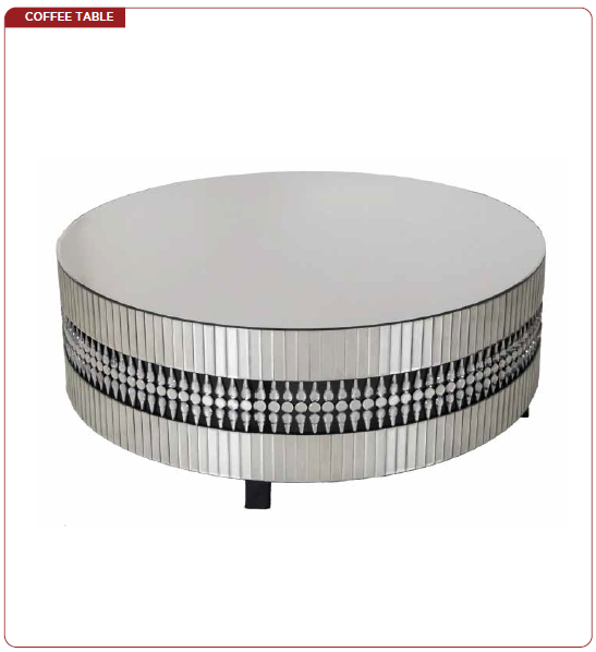 Round Mirrored Coffee Table FN076