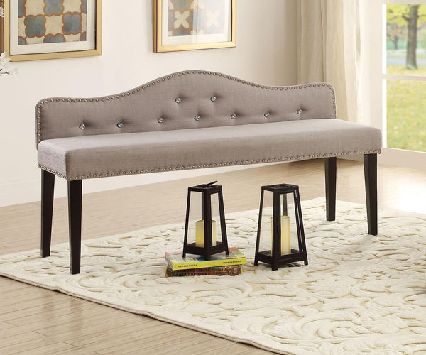 Athena Light Grey Bench 1649-LGR