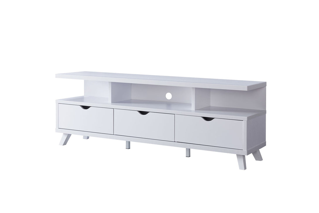60'' TV STAND - WHITE 1