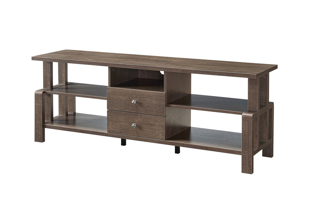 60'' TV STAND - WALNUT OAK 2