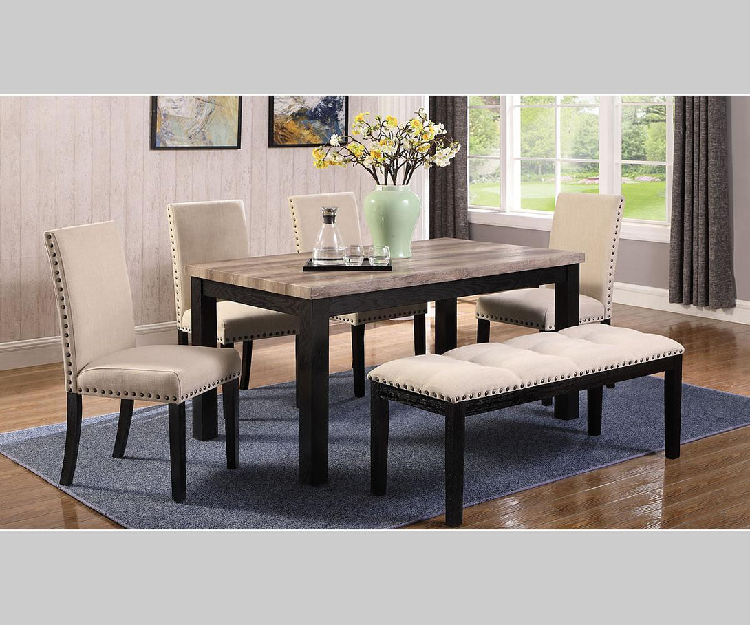 Nancy Beige Bench DB-12-GR 2