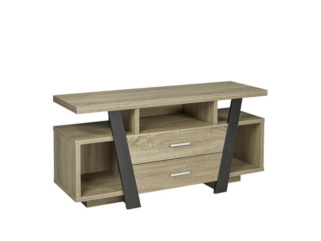 47'' TV STAND - DARK TAUPE/BLACK 1