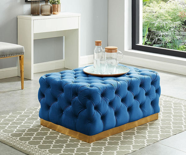 Portia Ottoman Blue 2838-GR