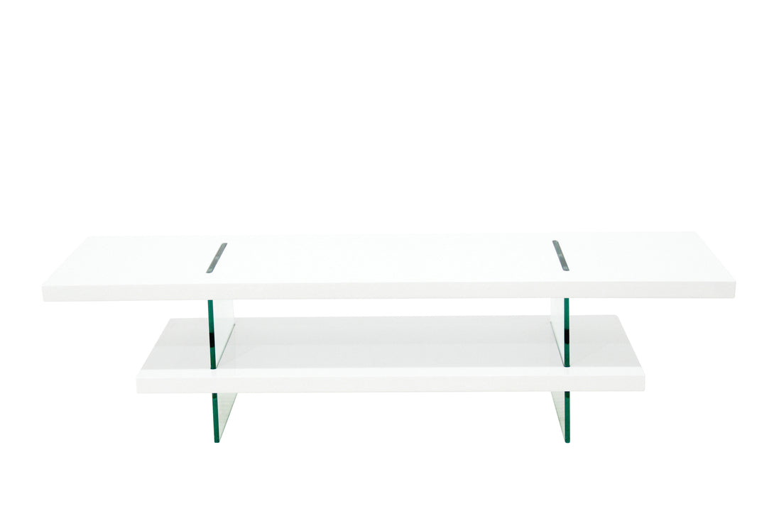 59'' TV STAND - WHITE