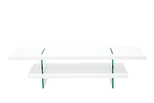 59'' TV STAND - WHITE