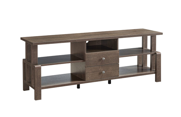 60'' TV STAND - WALNUT OAK