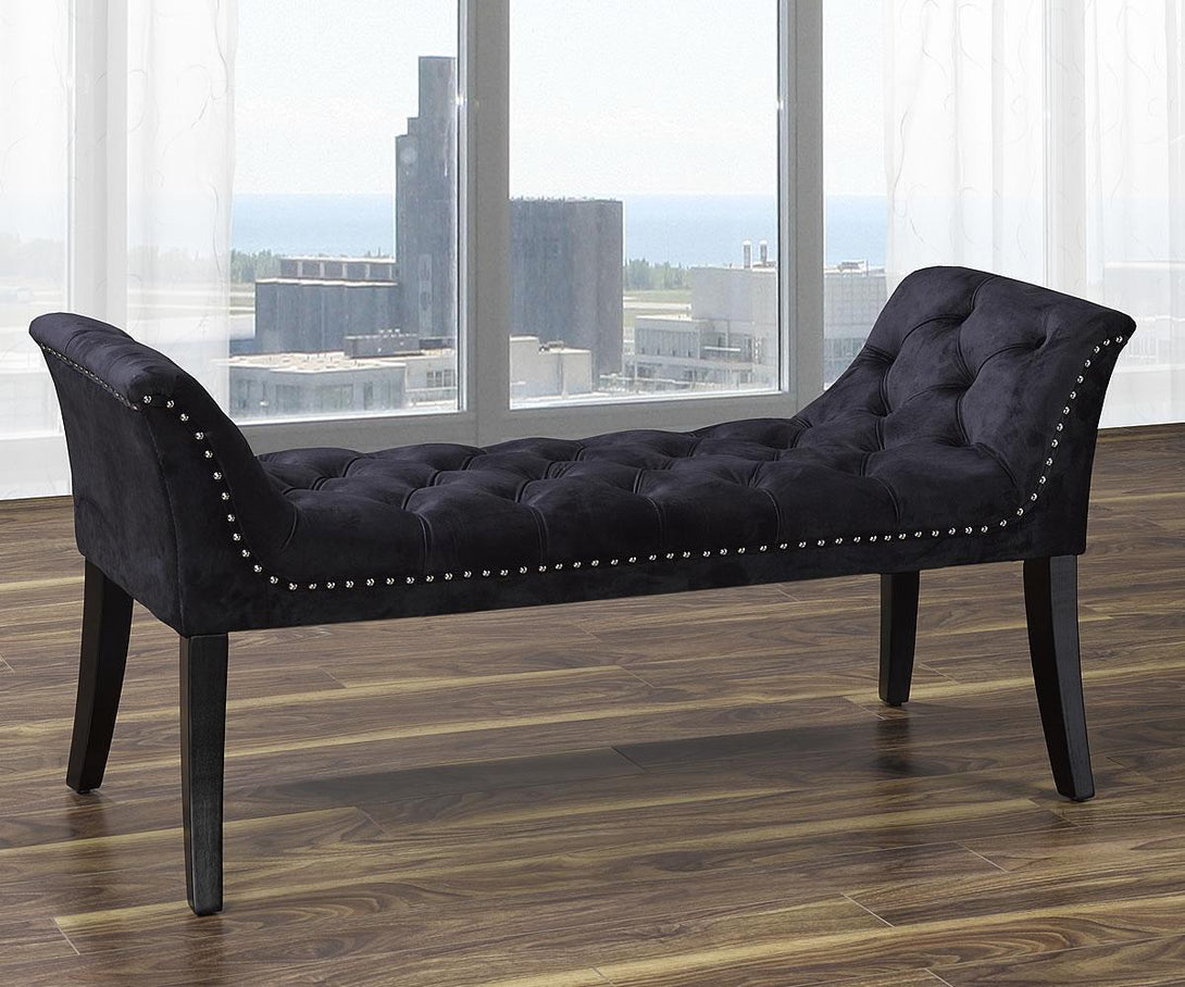 Jasmine Black Bench 5809-GR