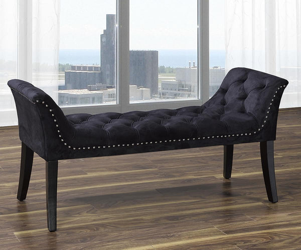Jasmine Black Bench 5809-GR