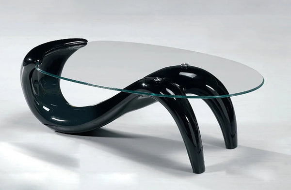 Dolphin Glass Coffee Table