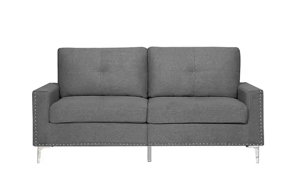 Rita 2 Pcs Sofa Set Grey 1