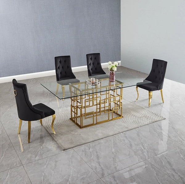 Zenith Gold Dining Table