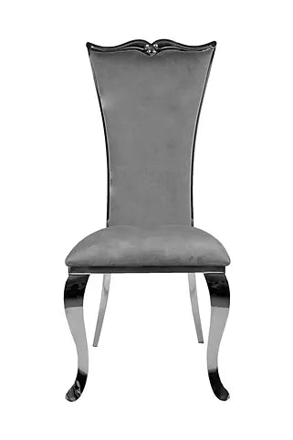 Riley Grey Chair Front