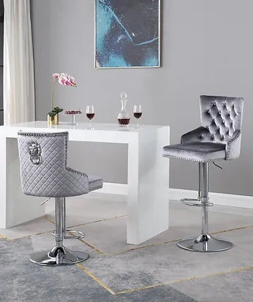 Leo Grey Bar Stool