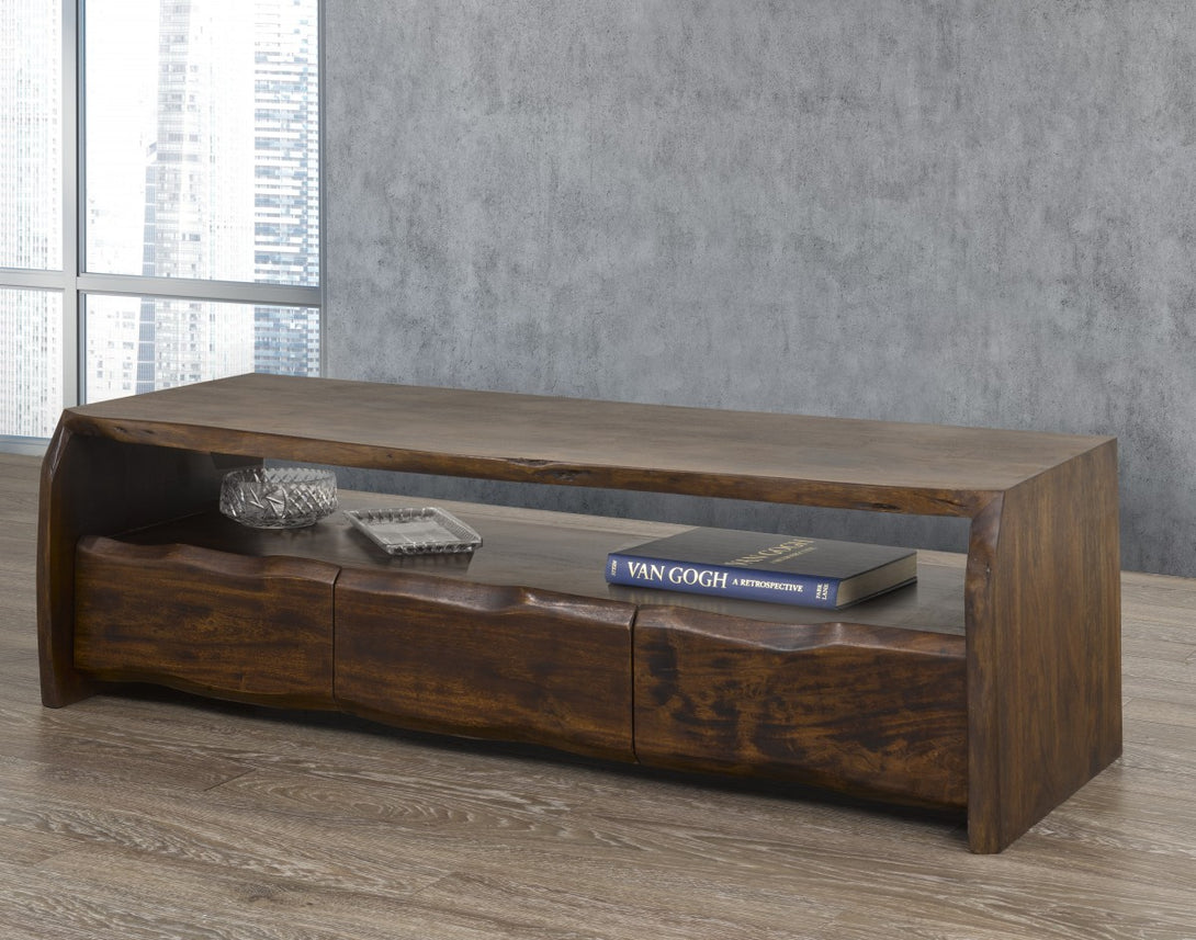 Wood Brown TV Stand 2